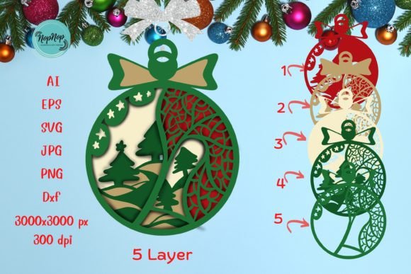 3D Christmas Ornament 009: A Creative and Practical Digital Download for All