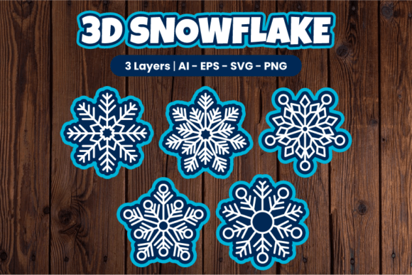 3D Layered Snowflake Paper Cut: A Winter Decoration Masterpiece