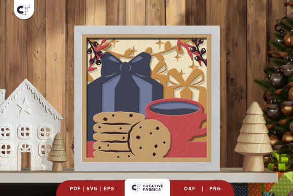 Christmas Biscuit 3D Layered Paper Cut: A Creative and Practical Holiday Craft Solution