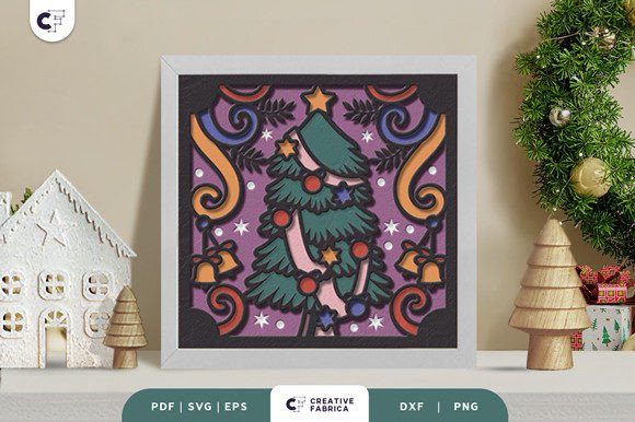 Decorative Christmas Tree 3D SVG: A Creative and Practical Holiday Solution