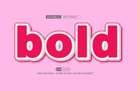 Exploring the Versatility of Bold 3d Editable Text Effect Vector