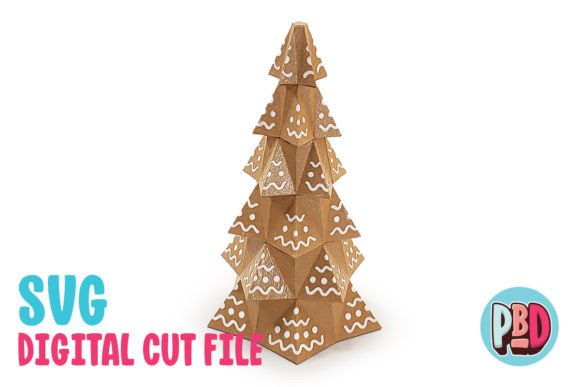 Gingerbread Christmas Tree 3D Papercraft: A Festive and Creative Holiday Project
