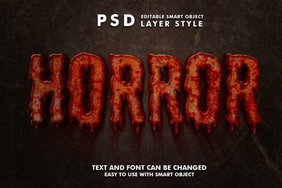 Horror 3d Text Effect Premium Psd: A Powerful Tool for Creative Projects