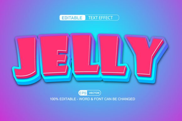 Mastering the Jelly 3D Editable Text Effect Vector: A Creative Tool for Modern Designers