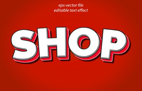 Shop 3D Editable Vector Text Effect for Professional Design Projects