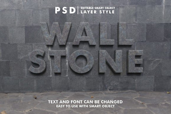 Stone 3d Realistic Text Effect